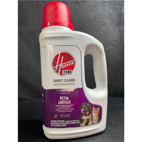 Hoover Pet Carpet Cleaner (1.89L Jug) 2X Concentrated - Tropical Breeze Scent - New