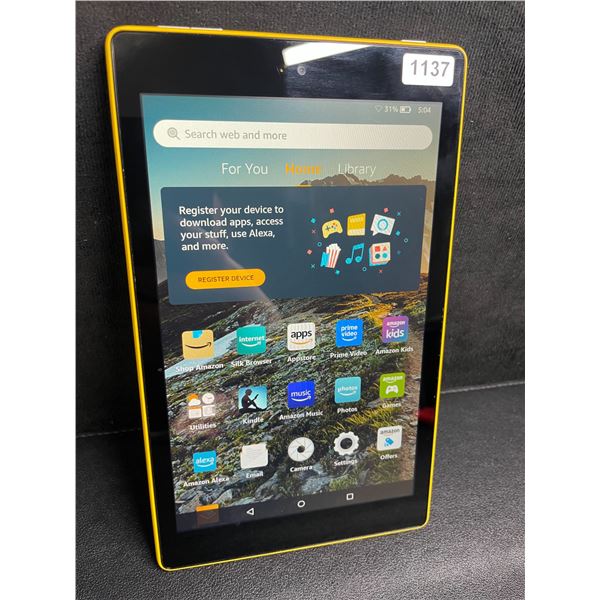 Amazon Fire Tablet HD 8 (7th Gen) Model: SX034QT - Works/Factory Reset/Ready-To-Use - Used