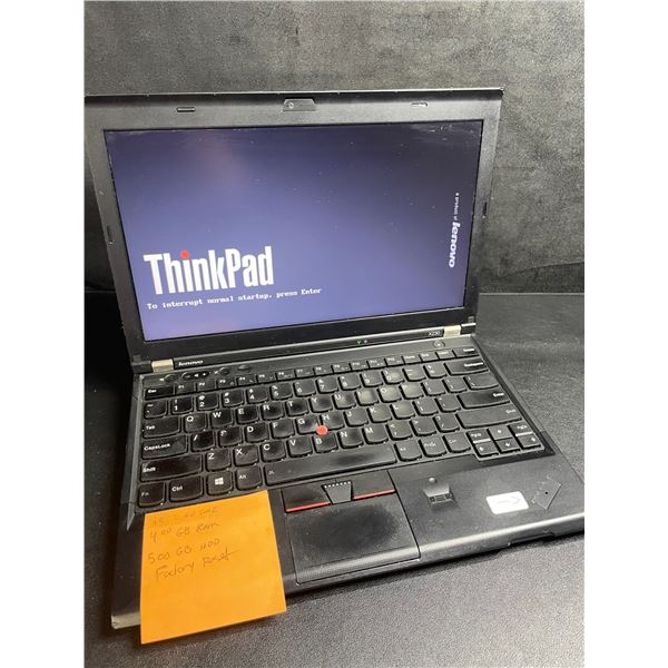 Lenovo Thinkpad X230 Laptop - Works/Factory Reset/Ready-To-Use - Used (No Charger)