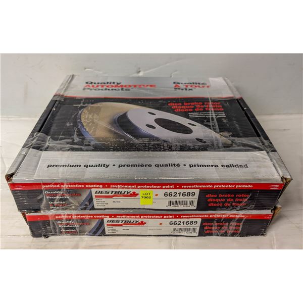 NEW FRONT NISSAN DISC BRAKE ROTORS - PAIR