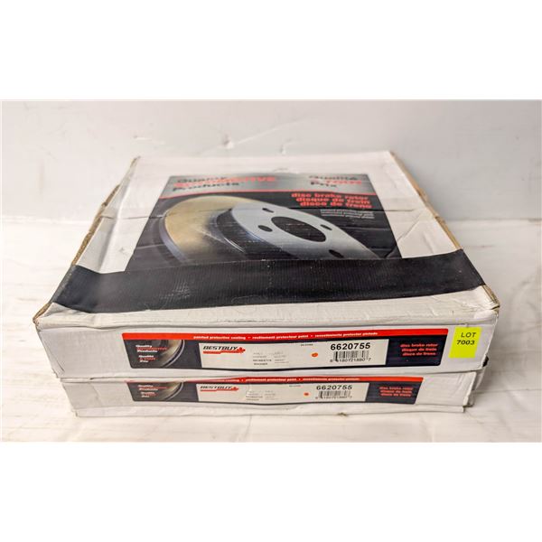NEW FRONT DISC BRAKE NISSAN ROTORS - PAIR