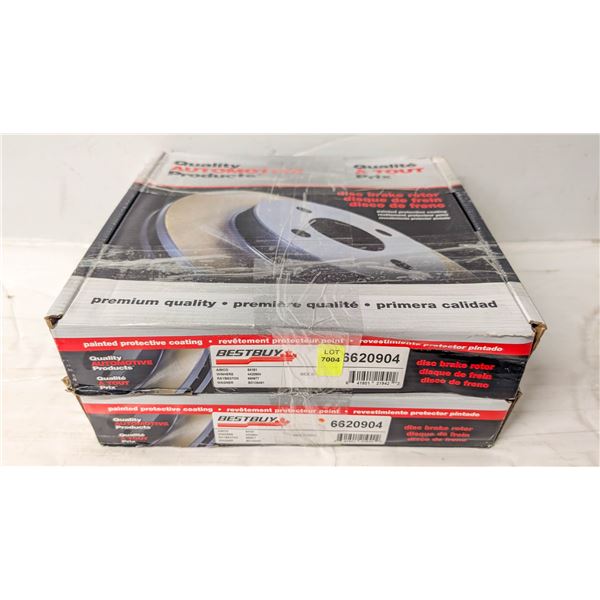 NEW FRONT FORD DISC BRAKE ROTORS - PAIR