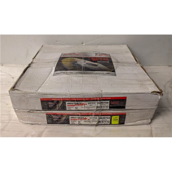 NEW FRONT BESTBUY DISC BRAKE ROTORS - PAIR