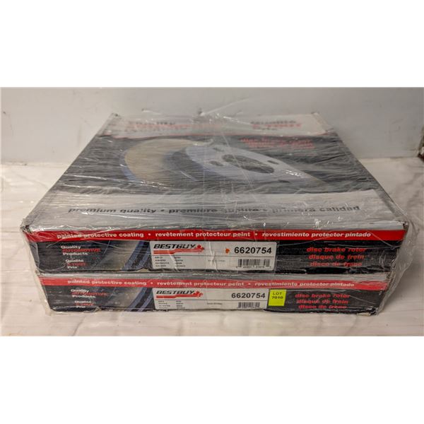 NEW FRONT BESTBUY DISC BRAKE ROTORS - PAIR