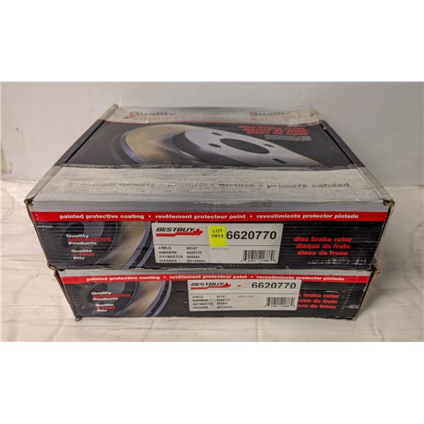 REAR CHEV/PONT/SATURN BRAKE ROTORS - PAIR