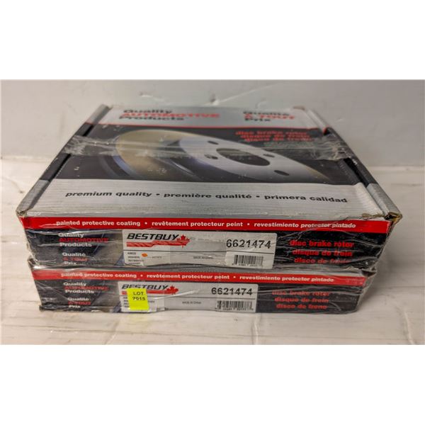 NEW FRONT KIA DISC BRAKE ROTORS - PAIR