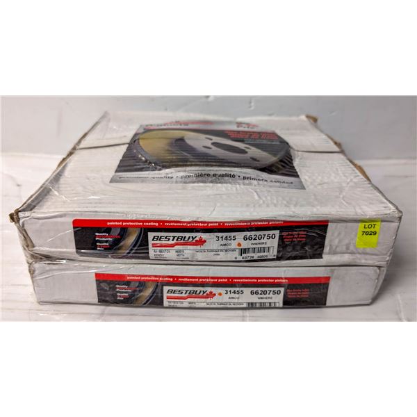 NEW HONDA FRONT BRAKE ROTORS - PAIR