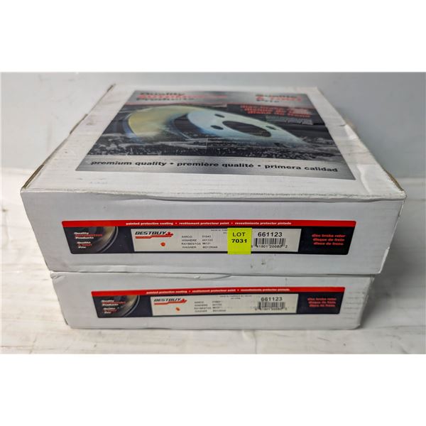 NEW SUBARU REAR BRAKE ROTORS - PAIR