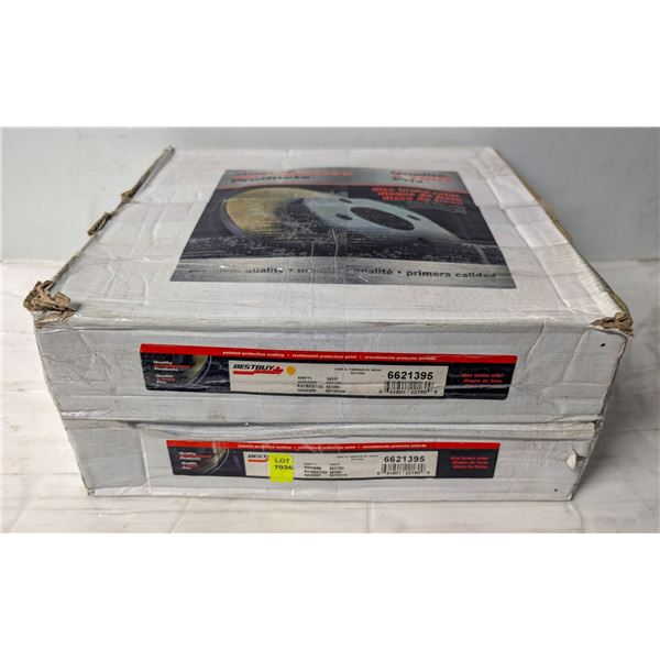 NEW BMW REAR DISC BRAKE ROTORS - PAIR