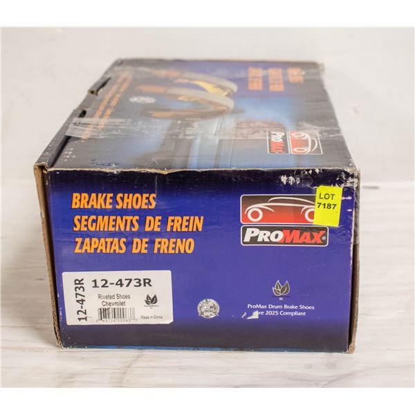 REAR BRAKE SHOES PROMAX GMC, CHEV, CADILLAC