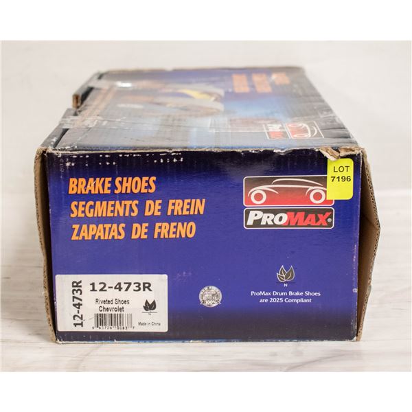 REAR BRAKE SHOES PROMAX GMC, CHEV, CADILLAC