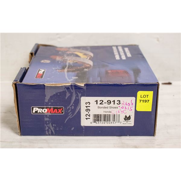 NEW HONDA BRAKE SHOES PROMAX