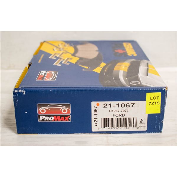 PROMAX REAR BRAKE PADS FORD SUPER DUTY