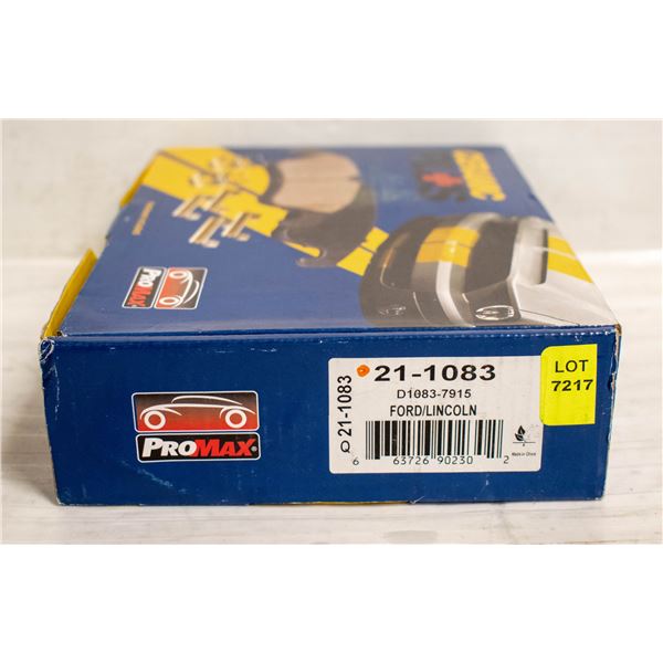 PROMAX FRONT BRAKE PADS FORD, LINCOLN