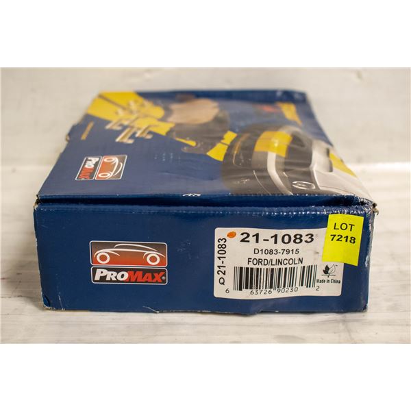 PROMAX FRONT BRAKE PADS FORD, LINCOLN