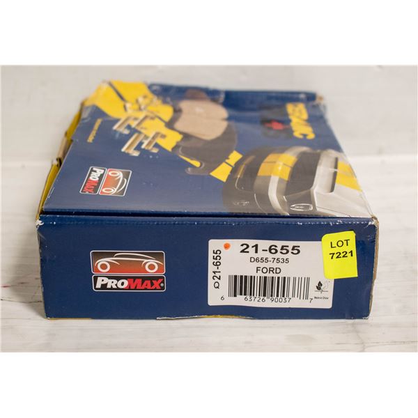 PROMAX FRONT BRAKE PADS FORD SUPER DUTY & VANS