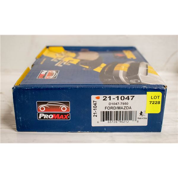 PROMAX FRONT BRAKE PADS FORD & MAZDA