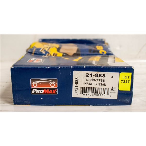 NEW NISSAN PROMAX FRONT BRAKE PADS