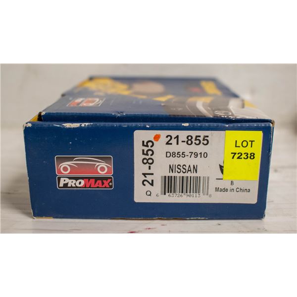 NEW NISSAN PROMAX FRONT BRAKE PADS