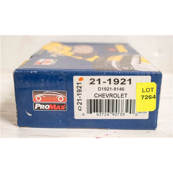 NEW CHEVROLET PROMAX REAR BRAKE PADS