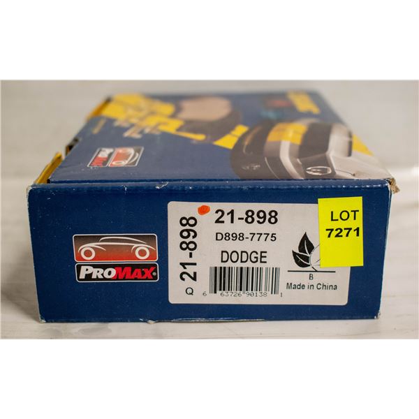 NEW DODGE RAM, DURANGO REAR BRAKE PADS