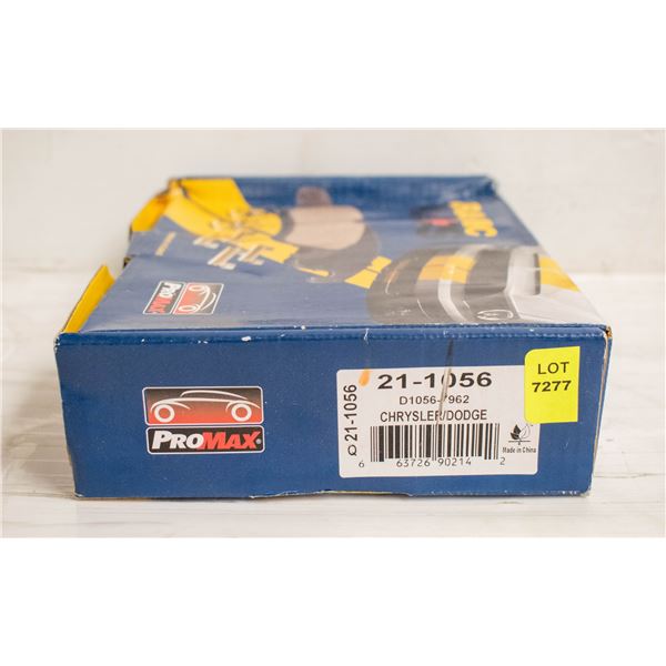 NEW DODGE, CHRYSLER PROMAX FRONT BRAKE PADS