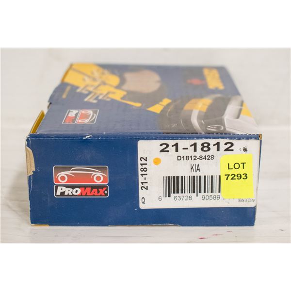 NEW HYUNDAI, KIA PROMAX REAR BRAKE PADS