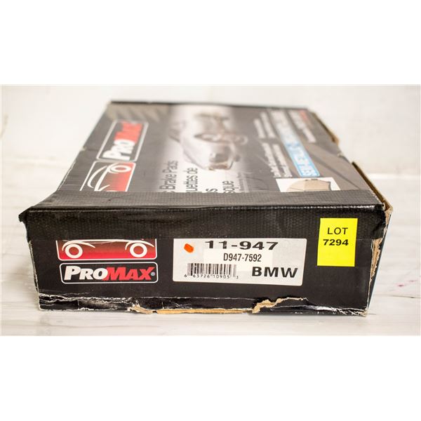 NEW BMW PROMAX FRONT BRAKE PADS
