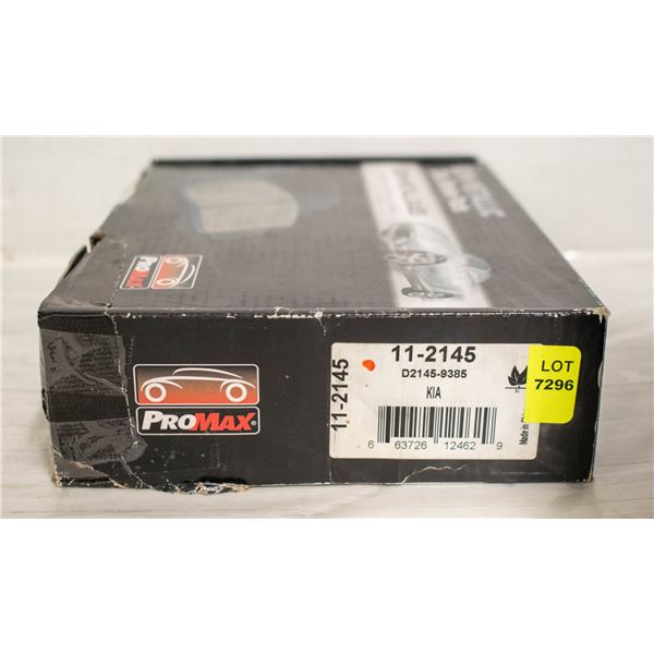 NEW KIA PROMAX FRONT BRAKE PADS