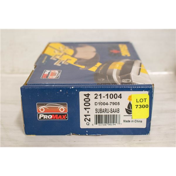 NEW SAAB, SUBARU PROMAX REAR BRAKE PADS