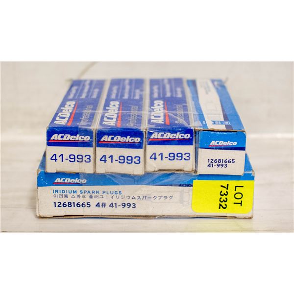 NEW 8X AC DELCO 41-993 IRIDIUM SPARK PLUGS