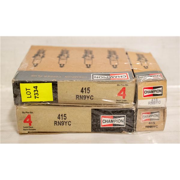 NEW 10X CHAMPION 415 RN9YC SPARK PLUGS