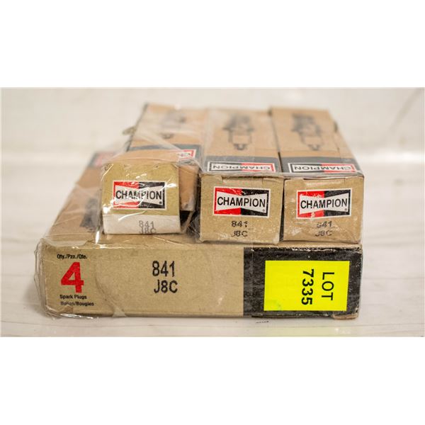 NEW 7X CHAMPION 841 J8C SPARK PLUGS
