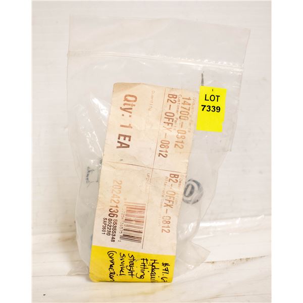 B2-OFFX0-0812 HYDRAULIC STRAIGHT SWIVEL CONNECTION