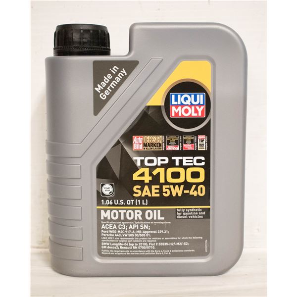 LIQUIMOLY TOP TEC 4100 SAE 5W-40 MOTOR OIL 1 L