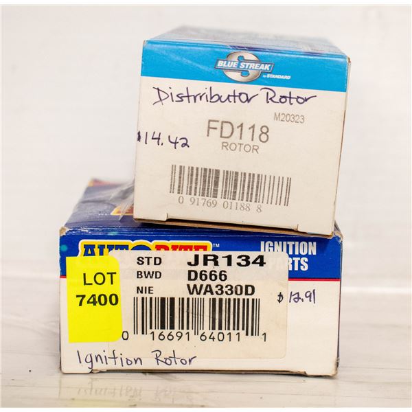 DISTRIBUTOR & IGNITION ROTORS JR134, FD118