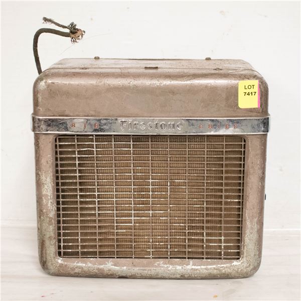 VINTAGE FIRESTONE AIR CHIEF UNDER-DASH 6V HEATER