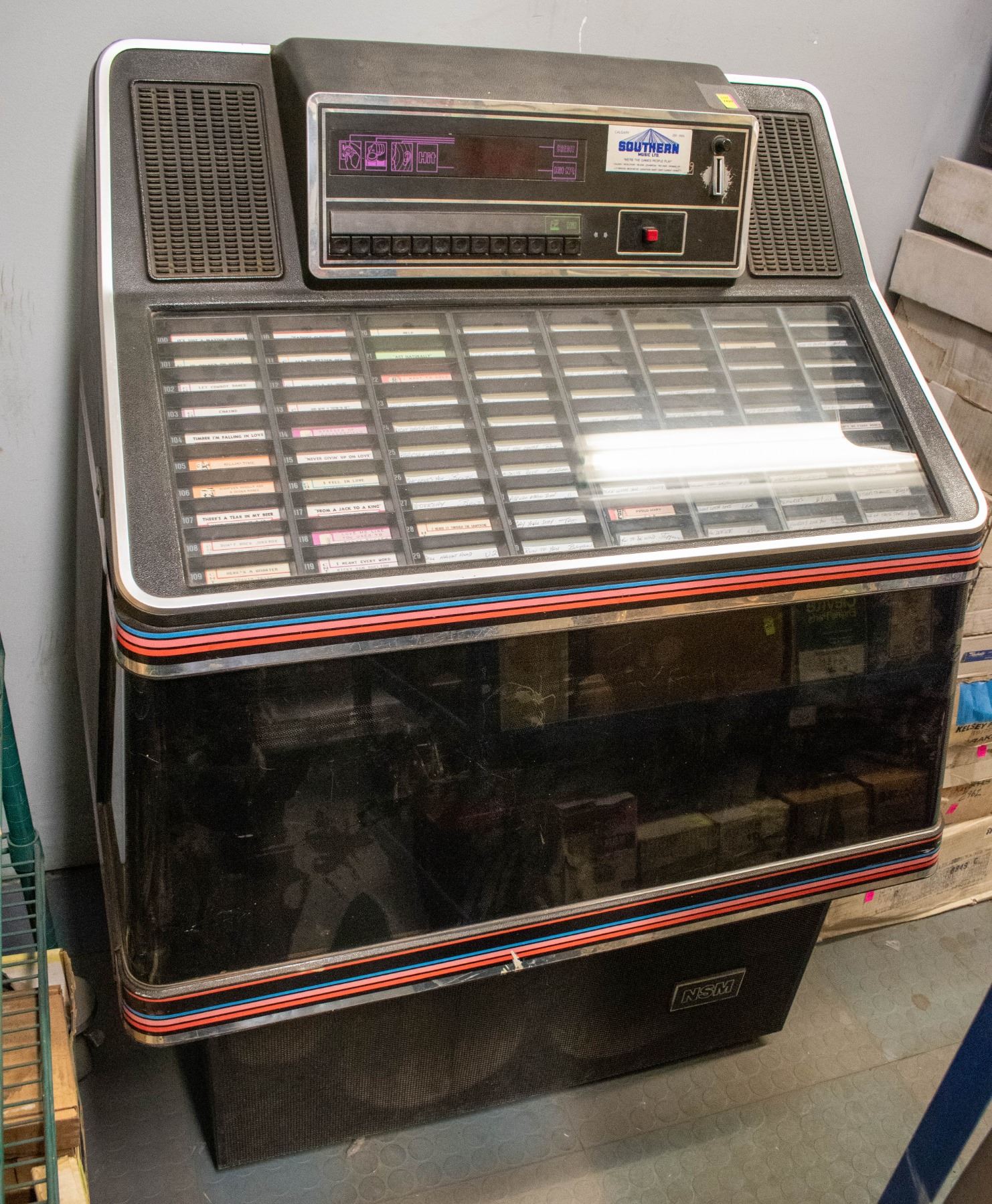 VINTAGE 70'S NSM FESTIVAL ES 160 VINYL JUKEBOX
