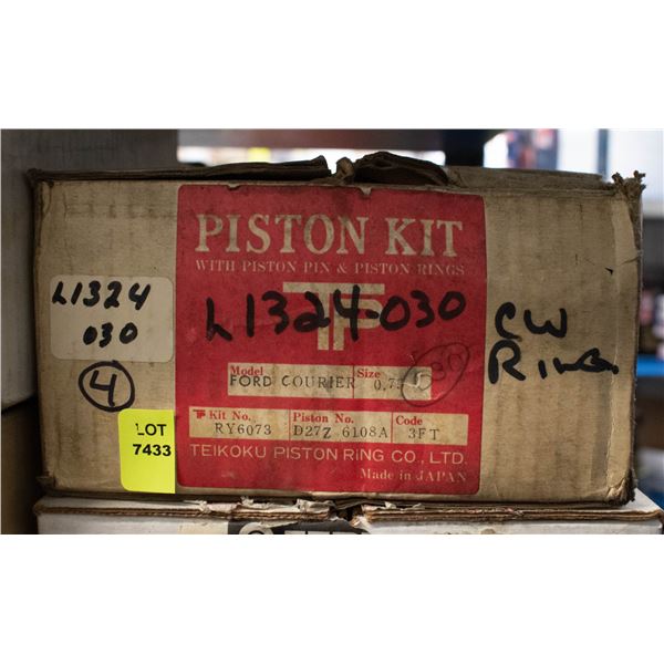 TEIKOKU L1324-030 PISTON SET – FORD COURIER – .030