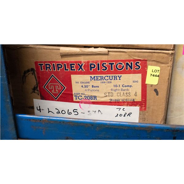 TRIPLEX L2065 PISTON LOT 4 MERCURY 389 V8 58–59