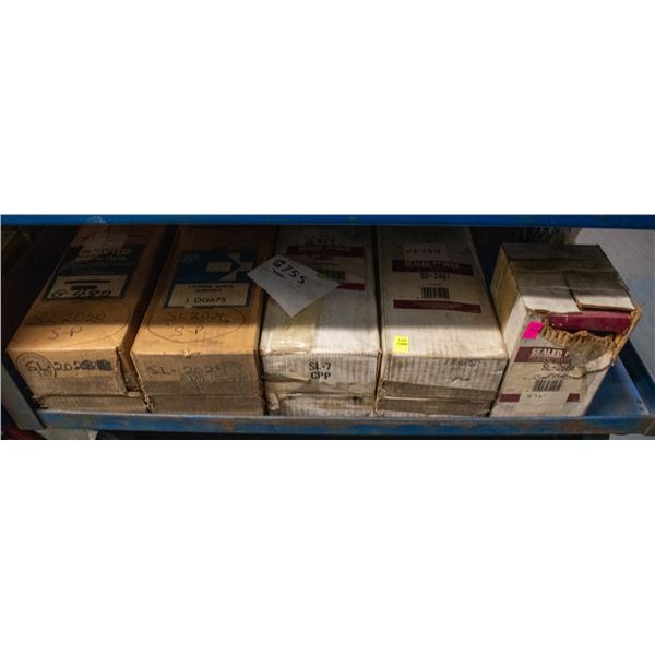 SHELF LOT OF ASSORTED CYLINDER SLEEVES