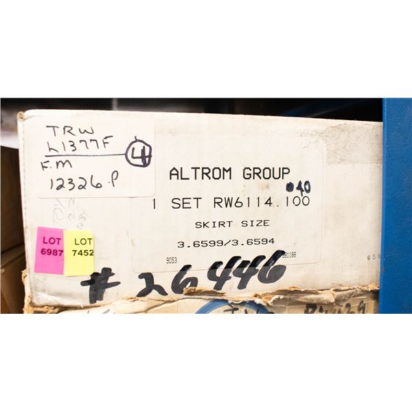 ALTROM L1377 PISTON SET 4 SUBARU EA82 1.8L .040