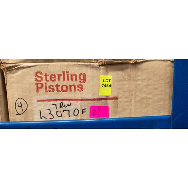 STERLING L3070-020 PISTON LOT X4 CHEVROLET 122CU
