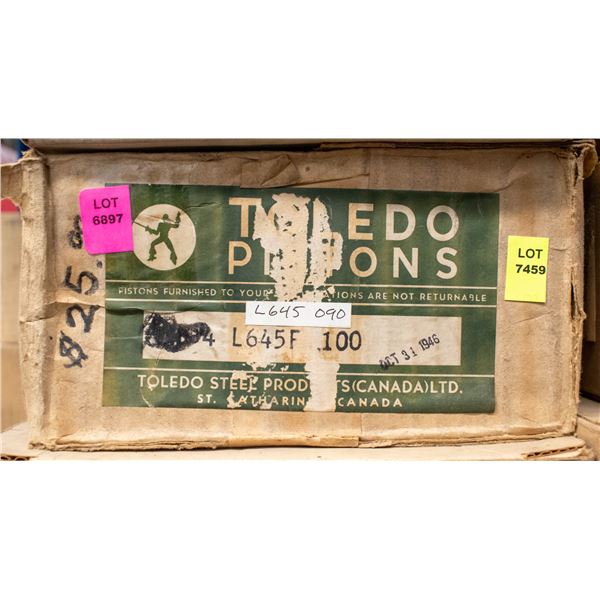 TOLEDO L645F PISTONS (4) FORD MODEL A / B 1928-32