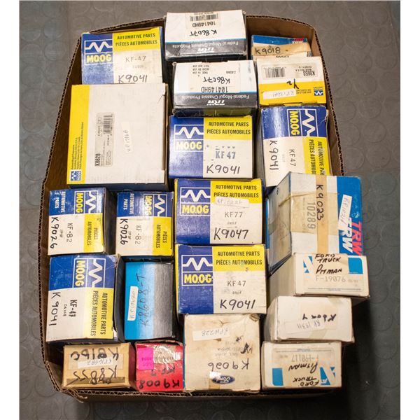 FLAT OF VARIOUS CHASSIS & SUSPENSION PARTS, SOME