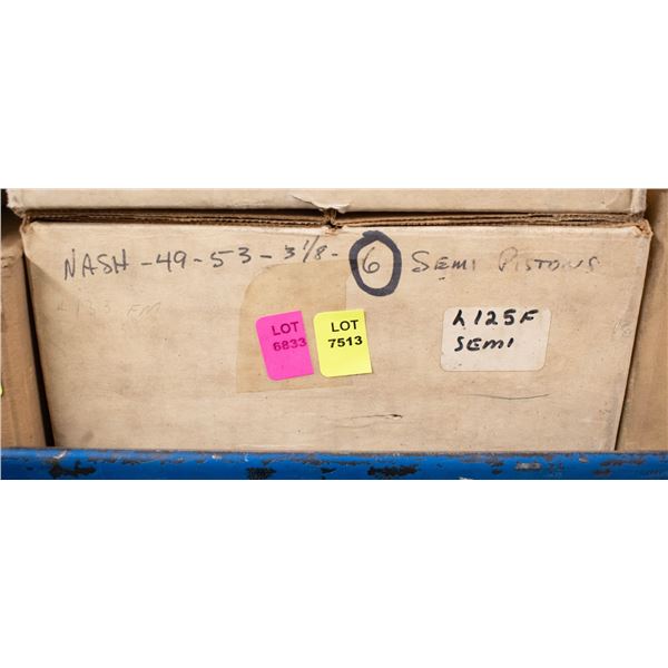 TRW L125F SEMI PISTONS (6) NASH 1949-53
