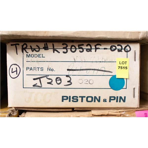 JCC L3052-020 PISTON LOT X4 UNKNOWN ENGINE
