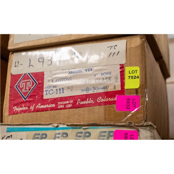TRIPLEX TC111NX PISTON SET 4 WISCONSIN TE-VE4 .040