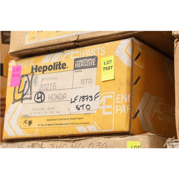 HEPOLITE L1373 PISTON SET 4 SUBARU EA82 1.8L 1983