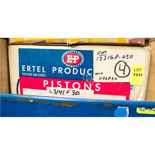 ERTEL EPPR 1172P-030 PISTONS, SET OF 4, .030" OVE.